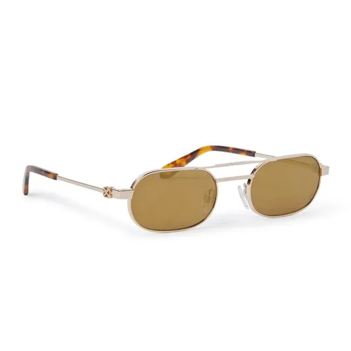 Off-White - Kính Mát Off-White Vaiden Gold OERI123S24MET001 7676 Màu Nâu - Vua Hàng Hiệu