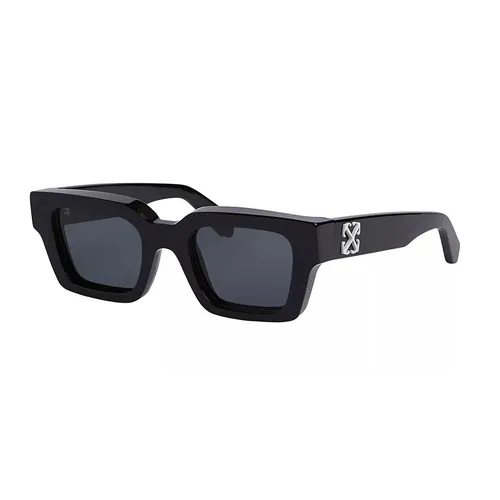 Off-White - Kính Mát Off-White Virgil Black Dark SS24 OERI126S24PLA0011007 Black Màu Đen - Vua Hàng Hiệu
