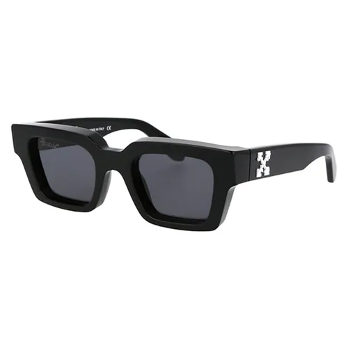 Off-White - Kính Mát Off-White Virgil OERI008C99PLA001 1007 Black Màu Đen - Vua Hàng Hiệu
