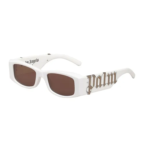 Palm Angels - Kính Mát Palm Angels Sunglasses PERI001 0160 Màu Nâu/Trắng - Vua Hàng Hiệu
