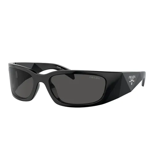 Kính Mát Prada Sunglasses PRA14S Màu Xám/Đen