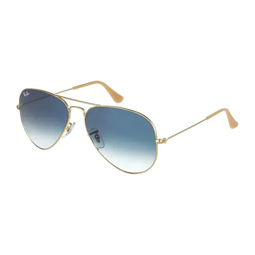 Kính Mát Rayban Aviator Gradient Sunglasses RB3025 001/3F 55 Màu Xanh Blue/Vàng