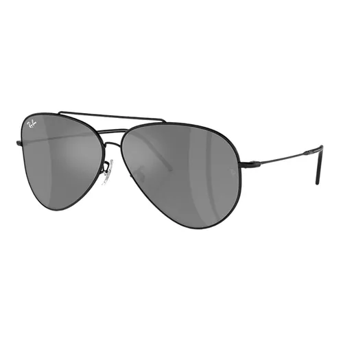 Kính mắt - Kính Mát Rayban Aviator Reverse RBR0101S 002/GS Màu Đen Bóng Size 62 - Vua Hàng Hiệu
