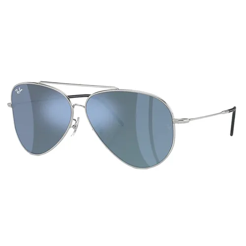 Kính mắt - Kính Mát Rayban Aviator Reverse RBR0101S 003/GA Màu Xanh Bạc Size 62 - Vua Hàng Hiệu