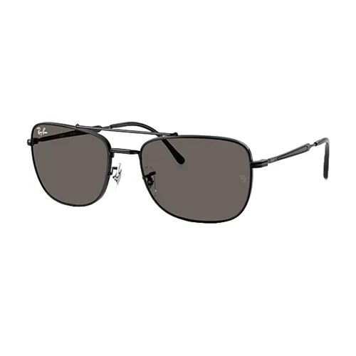 Kính Mát Rayban Dark Grey Lenses Sunglasses RB3755 002/B1 Màu Đen Xám
