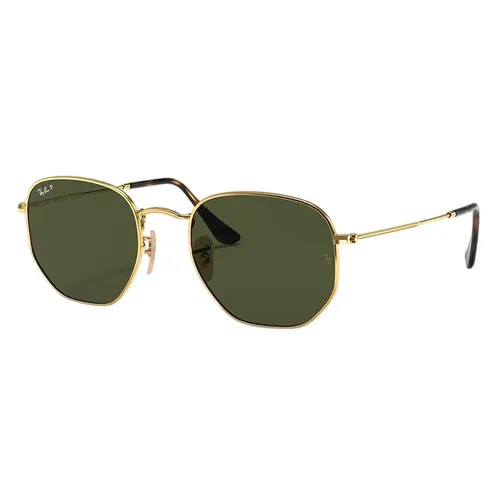 Rayban Xanh - vàng - Kính Mát Rayban Hexagonal Flat Lenses RB3548N 001/58 Sunglasses Màu Xanh Phối Vàng Size 51 - Vua Hàng Hiệu