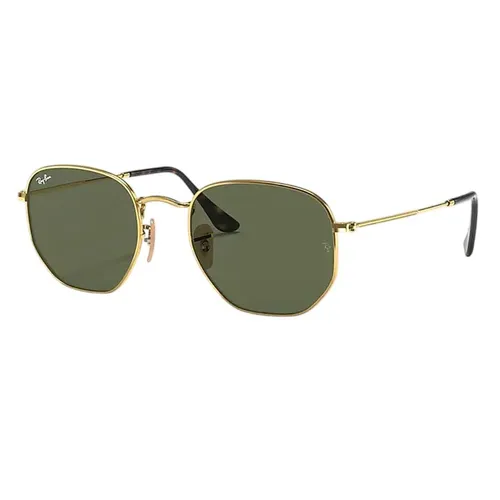 Kính mắt - Kính Mát Rayban Hexagonal RB3548N 001 Sunglasses Màu Xanh Lá Size 48 - Vua Hàng Hiệu