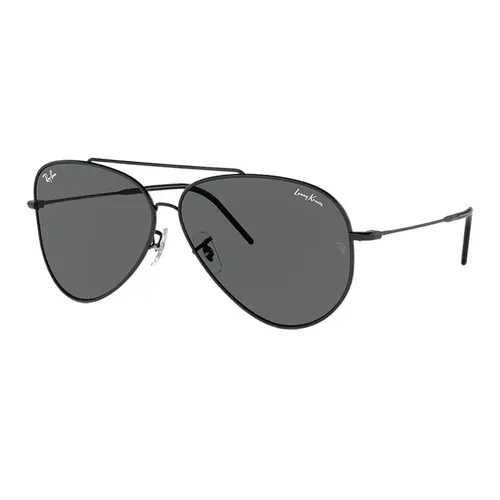 Kính mắt - Kính Mát Rayban Lenny Kravitz X Aviator Reverse RBR0101S 002/GR Màu Đen Xám Size 59 - Vua Hàng Hiệu