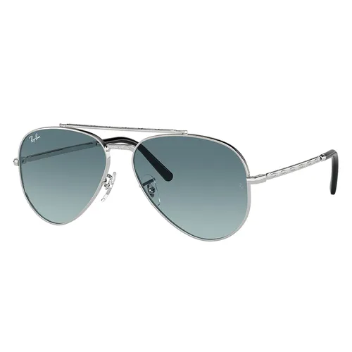 Kính Mát Rayban New Aviator Sunglasses RB3625 003/3M Màu Xanh/Bạc Size 62