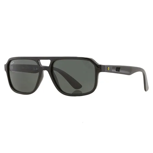 Kính Mát Rayban Scuderia Ferrari Green Navigator Unisex Sunglasses RB4414M F68371 58 Màu Xanh Green