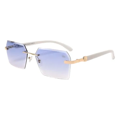 Belvoir&Co - Kính Mát Unisex Belvoir&Co Kennedy Gold Bleu White Sunglasses Màu Xanh Blue Size 60 - Vua Hàng Hiệu