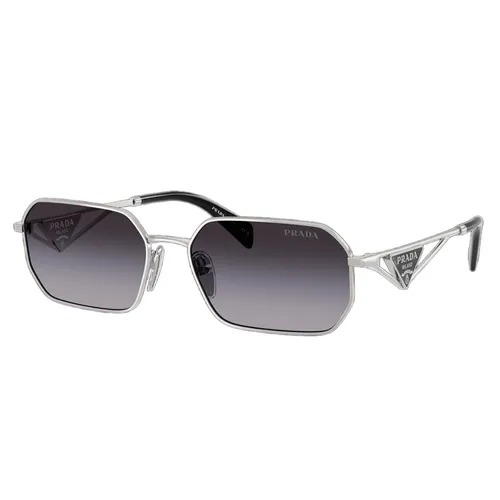 Kính Mát Prada Sunglasses PR A51S 1BC 90A Silver Màu Bạc Tím