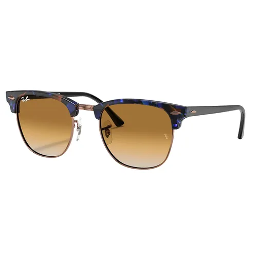 Kính Mát Unisex Rayban Clubmaster Fleck RB3016 125651 Màu Đen Nâu Size 49