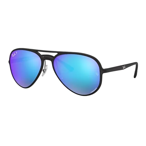 Kính Mát Unisex Rayban RB4320CH 601SA1 Màu Đen Xanh - Kính mắt - Vua Hàng Hiệu