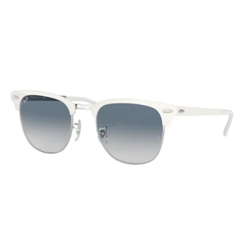 Kính Mát Unisex Rayban Sunglasses Eyewear Clubmaster Metal RB 3716 (90883F) Màu Xanh Trắng