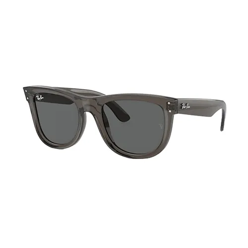 Kính Mát Unisex Rayban Wayfarer Reverse Dark Grey RBR0502SF 6707GR Màu Xám Đen - Kính mắt - Vua Hàng Hiệu