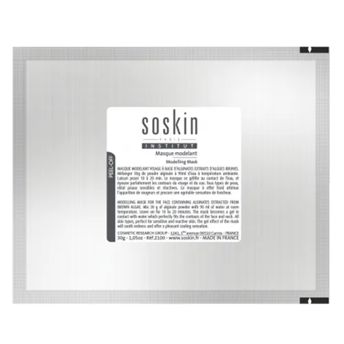 Mặt nạ - Mặt Nạ Tảo Soskin Modelling Mask Silic Hỗ Trợ Tạo Hình V-Line Và Làm Trắng, Se Khít Lỗ Chân Lông 30g - Vua Hàng Hiệu