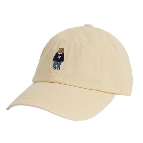 Mũ nón WHOAU - Mũ WHOAU Steve Washed Ball Cap WHACF1211A Màu Vàng - Vua Hàng Hiệu