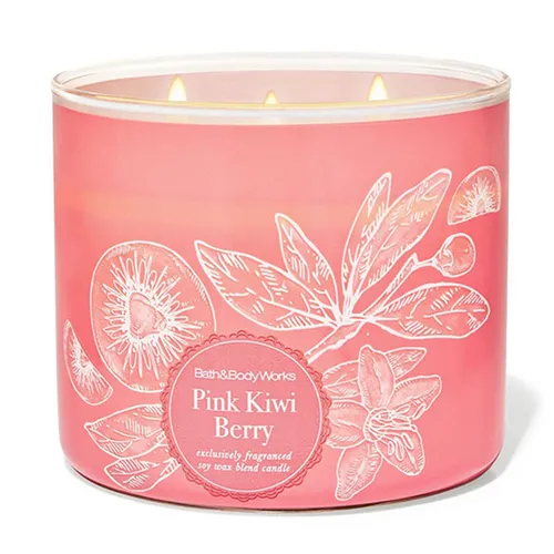 Nến thơm Bath & Body Works - Nến Thơm Bath & Body Works Pink Kiwi Berry Candle 411g - Vua Hàng Hiệu
