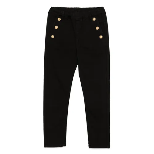 Quần Dài Balmain Kids Straight Cut Pants BW6Q50 Z2813 930 Màu Đen Size 14Y - Thời trang - Vua Hàng Hiệu