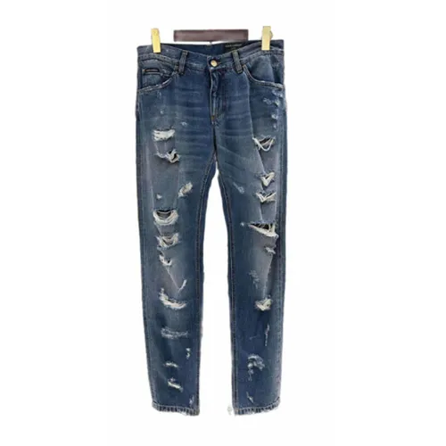 Thời trang - Quần Jean Nam Dolce & Gabbana D&G GY70LD G8AB9 Martini Màu Xanh Size 46 - Vua Hàng Hiệu