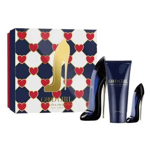 Nước hoa - Set Nước Hoa Nữ Carolina Herrera Good Girl Gift Set 3 Món (Nước Hoa 50ml+ Mini 7ml + Body lotion 75ml) - Vua Hàng Hiệu
