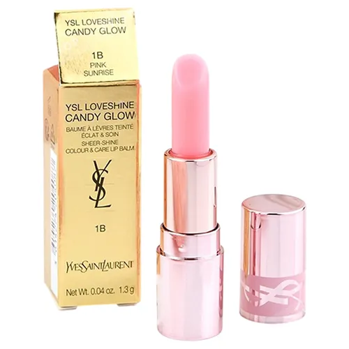 YSL - Son Dưỡng Yves Saint Laurent YSL Candy Glow Tinted Butter Balm Mini 1B Pink Sunrise Màu Hồng - Vua Hàng Hiệu