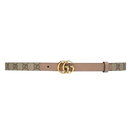 Thắt Lưng Gucci Double G Buckle GG Belt 409417 92TLC 8592 Màu Be/Xám Size 70 - Thắt lưng - Vua Hàng Hiệu