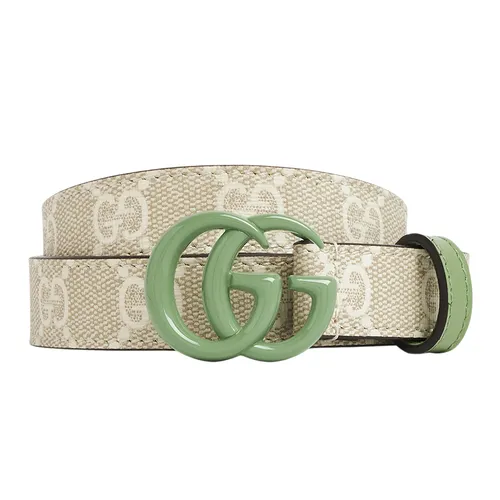 Thắt lưng - Thắt Lưng Gucci GG Marmont Thin Belt 409417FAA6B8048 Bản 2cm Màu Be Size 80 - Vua Hàng Hiệu