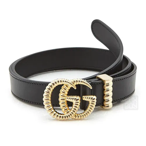 Thắt Lưng Nữ Gucci Leather Belt Double G 524103-AP00G-1000 Màu Đen Size 90 - Thắt lưng - Vua Hàng Hiệu