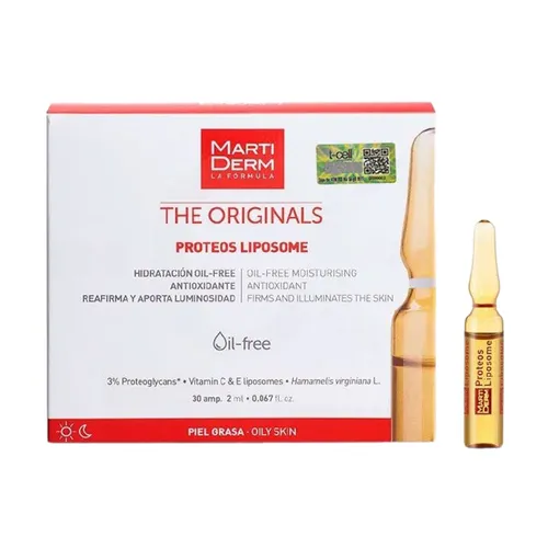 Martiderm - Tinh Chất Ampoule Hỗ Trợ Trẻ Hóa Da, Phục Hồi, Điều Tiết Bã Nhờn Martiderm The Originals Proteos Liposome (30 x 2ml) - Vua Hàng Hiệu
