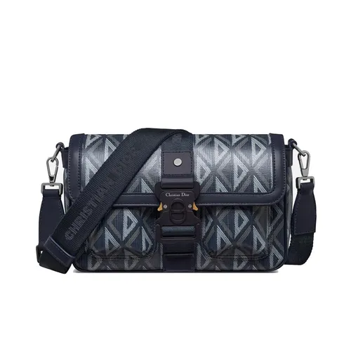 Túi xách Dior - Túi Đeo Chéo Dior Hit The Road Bag With Strap Màu Xanh Navy - Vua Hàng Hiệu