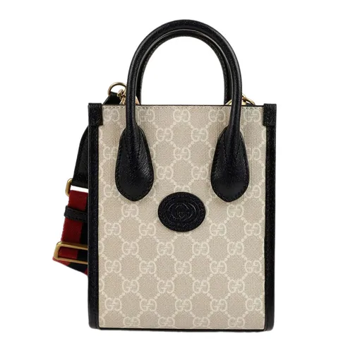 Gucci - Túi Đeo Chéo Gucci Mini 699406 76017564 Màu Be - Vua Hàng Hiệu
