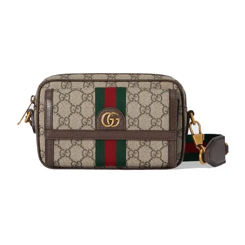 Gucci - Túi Đeo Chéo Gucci Ophidia GG Mini Bag 746308-96IWT-8745 Màu Nâu Be - Vua Hàng Hiệu