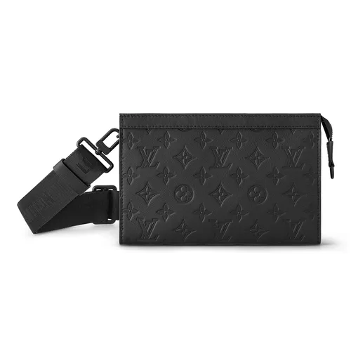 Louis Vuitton Túi đeo chéo - Túi Đeo Chéo Nam Louis Vuitton LV Gaston Crossbody Bag M81115 Màu Đen - Vua Hàng Hiệu