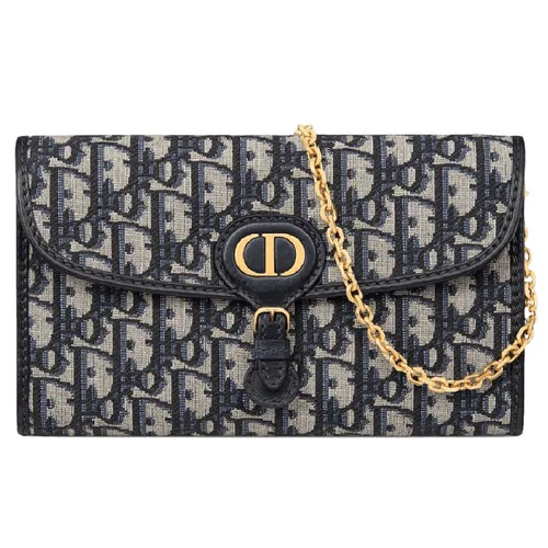 Túi Đeo Chéo Nữ Dior Bobby East West Pouch With Chain Blue S5703UTZQ-M928 - Túi xách - Vua Hàng Hiệu