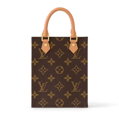 Louis Vuitton Túi đeo chéo - Túi Đeo Chéo Nữ Louis Vuitton LV Petit Sac Plat Bag M81295 Màu Nâu Đen - Vua Hàng Hiệu