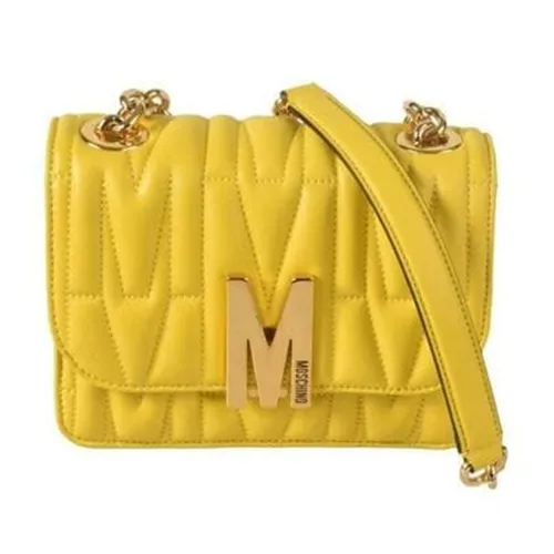Túi xách - Túi Đeo Chéo Nữ Moschino A7429 8002 0027 Bag Màu Vàng - Vua Hàng Hiệu