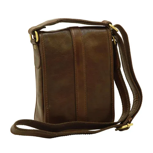 Túi Đeo Chéo Old Angler Soft Calfskin Leather Satchel Bag 031191TM Màu Nâu - Túi xách - Vua Hàng Hiệu