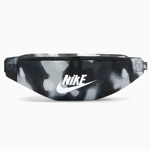 Túi xách Nike - Túi Đeo Hông Nike Heritage Waistpack Bag DR6250-010 Màu Đen Xám - Vua Hàng Hiệu