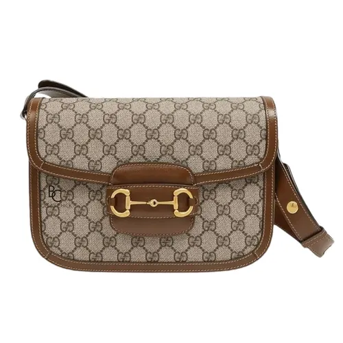 Túi Đeo Vai Nữ Gucci 1955 Horsebit Small Shoulder Bag Màu Be Nâu