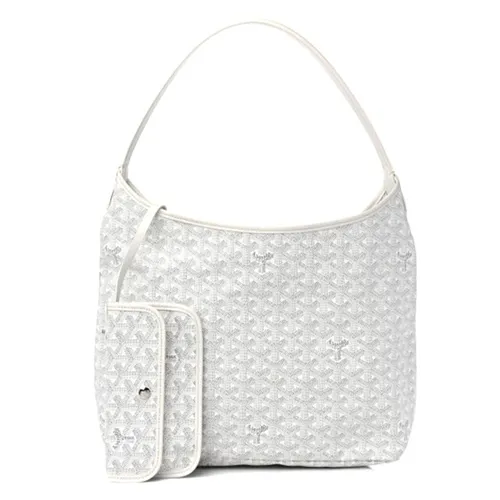 Túi xách Túi tote - Túi Tote Nữ Goyard Bohemme Hobo Bag White Màu Trắng (Kèm Túi Nhỏ) - Vua Hàng Hiệu