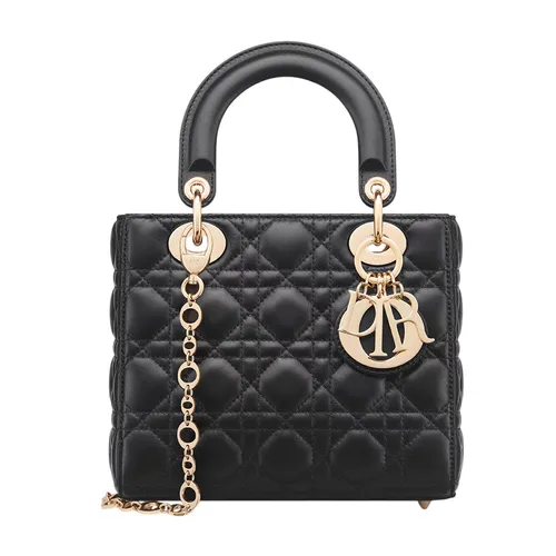 Túi xách - Túi Xách Tay Nữ Dior Small Lady Dior Bag Black Cannage Lambskin M0618ONGE_M900 Màu Đen - Vua Hàng Hiệu