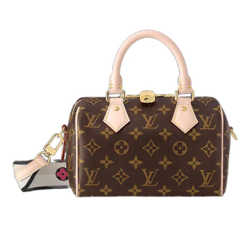 Túi xách - Túi Xách Tay Nữ Louis Vuitton LV Speedy Bandoulière Handle Bag 20 M46234 Màu Nâu - Vua Hàng Hiệu