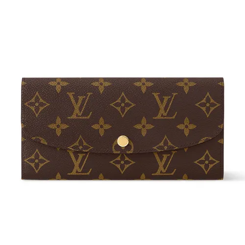 Ví Nữ Louis Vuitton LV Emilie Monogram Wallet Rose Ballerine M61289 Màu Nâu - Túi xách - Vua Hàng Hiệu