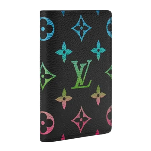 Túi xách - Ví Nữ Louis Vuitton LV M14134 Pocket Organizer Monogram Màu Đen Họa Tiết - Vua Hàng Hiệu