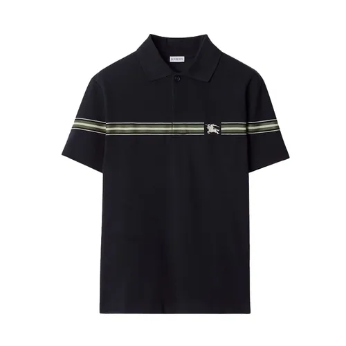 Thời trang - Áo Polo Nam Burberry Striped 8105139 Màu Đen Size S - Vua Hàng Hiệu