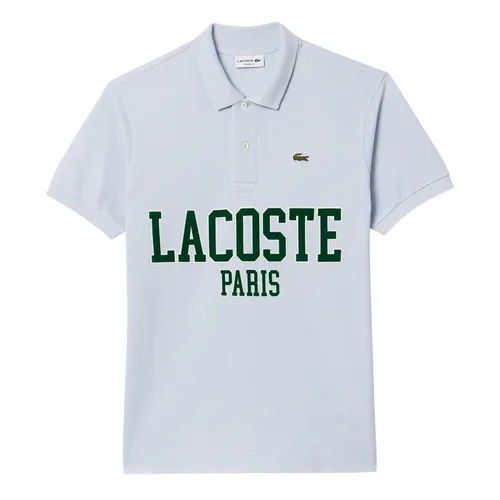 Thời trang Xanh nhạt Áo Polo 100% Cotton - Áo Polo Nam Lacoste Classic Fit L.12.12 Petit Piqué PH7419 J2G Màu Xanh Nhạt Size 3 - Vua Hàng Hiệu