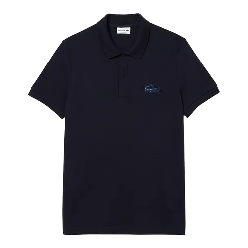 Áo Polo Nam Lacoste Men's Regular Fit Quilted Crocodile Badge PH2100 51 HDE Màu Xanh Navy Size 4 - Thời trang - Vua Hàng Hiệu