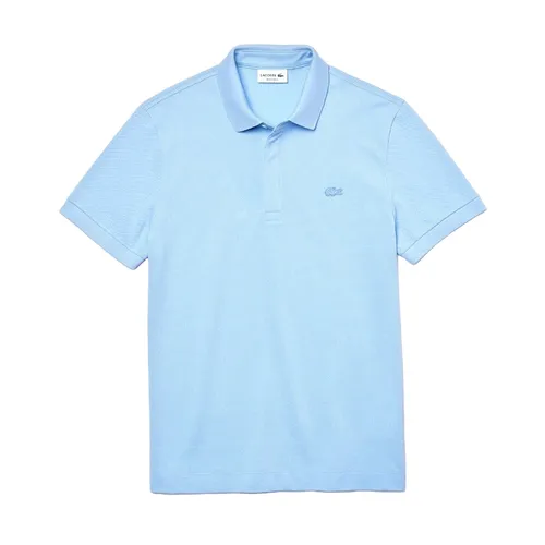 Thời trang - Áo Polo Nam Lacoste Paris Regular Fit Stretch PH5522 Màu Xanh Dương Size 2 - Vua Hàng Hiệu